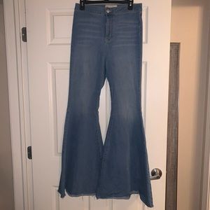 Free People Just Float On Flare Jeans